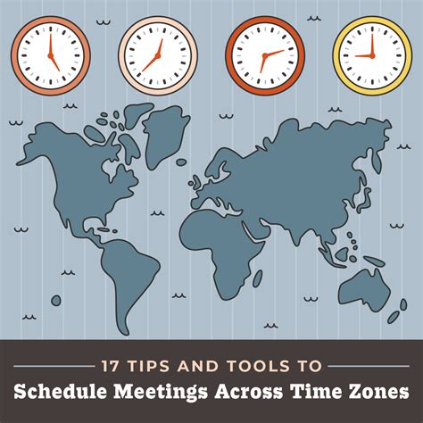 schedule meeting different time zones.